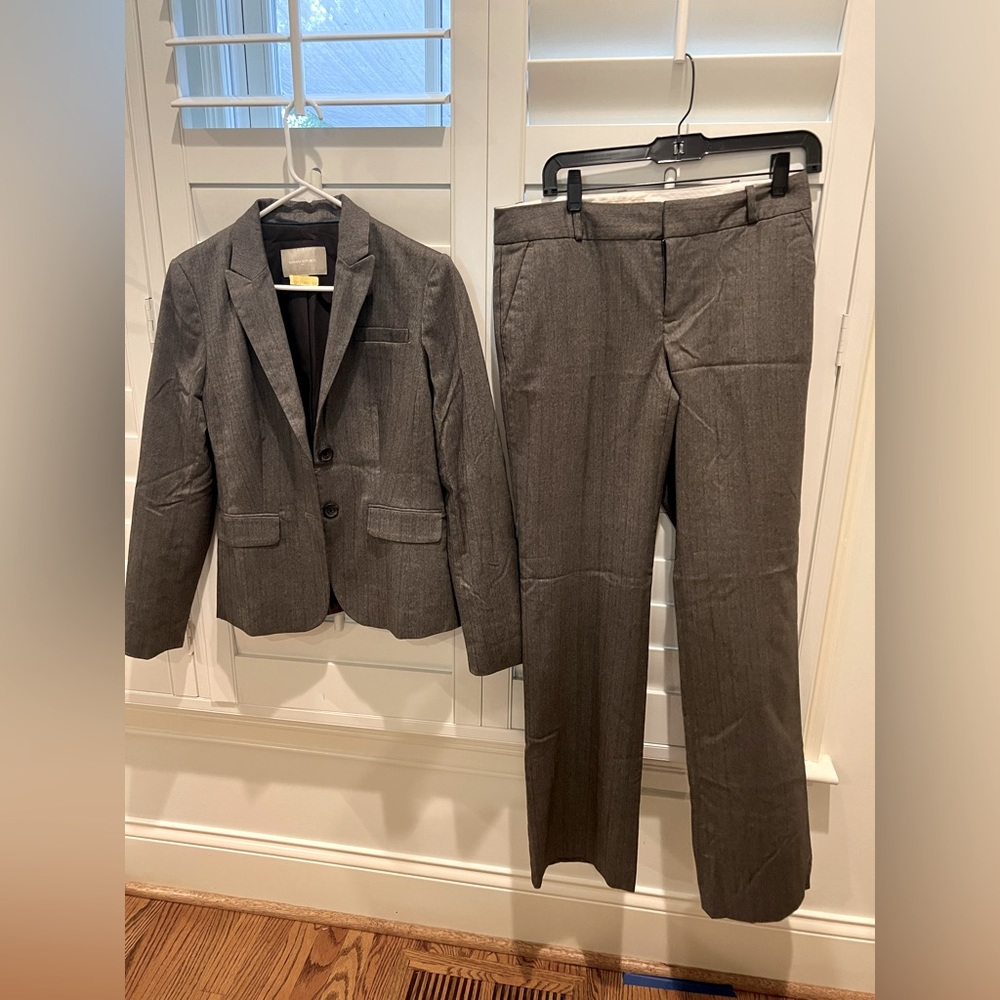 Banana Republic Suit- brown Tweed
